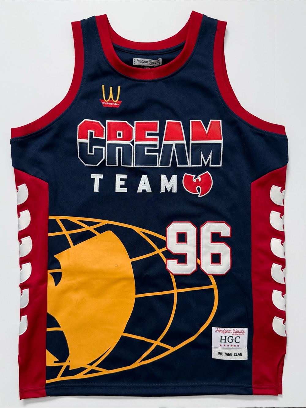 🔴Wu-Tang Basketball Jersey Size 2XL Wu Globe Gza Raekwon